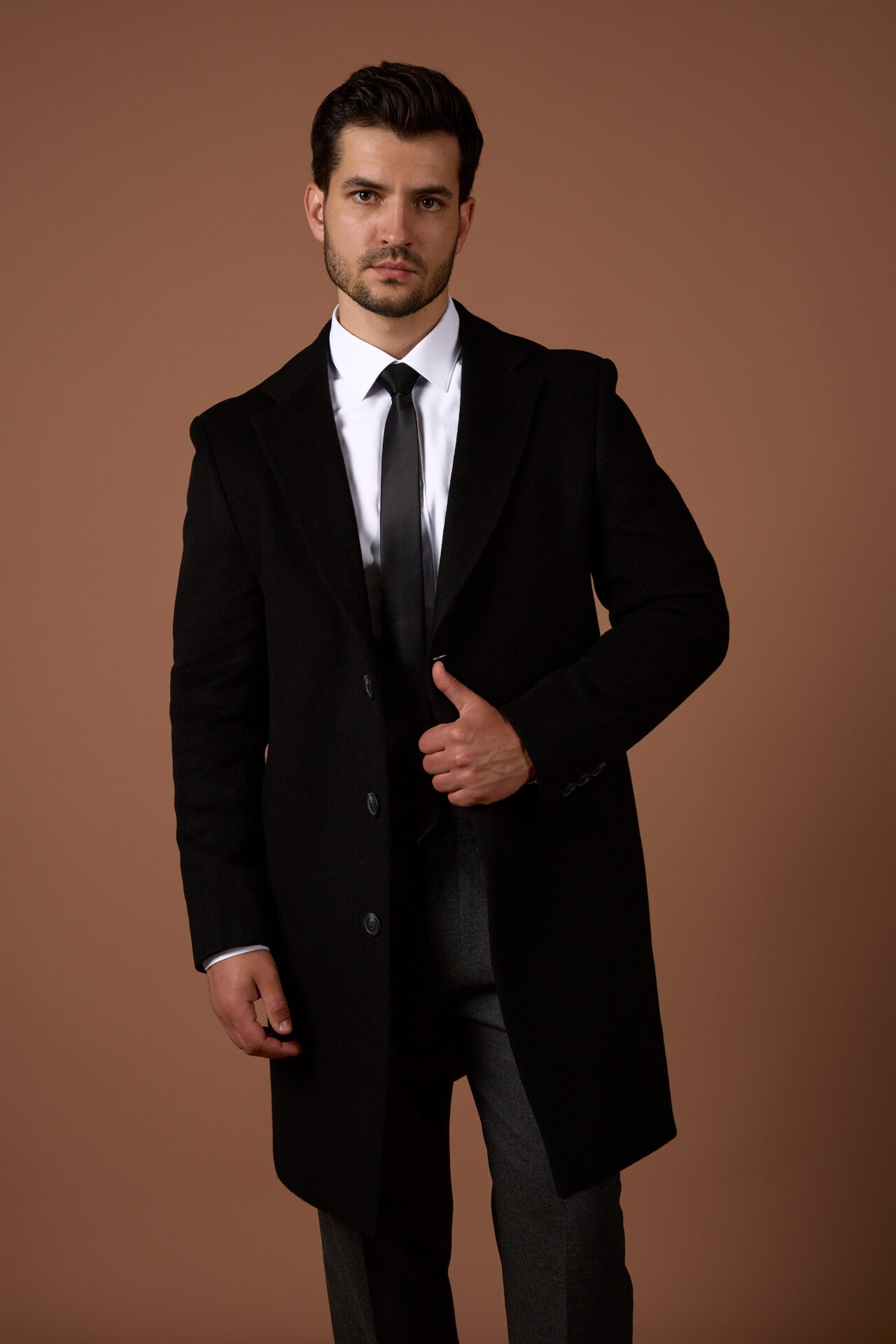 Dark gray wool jacket