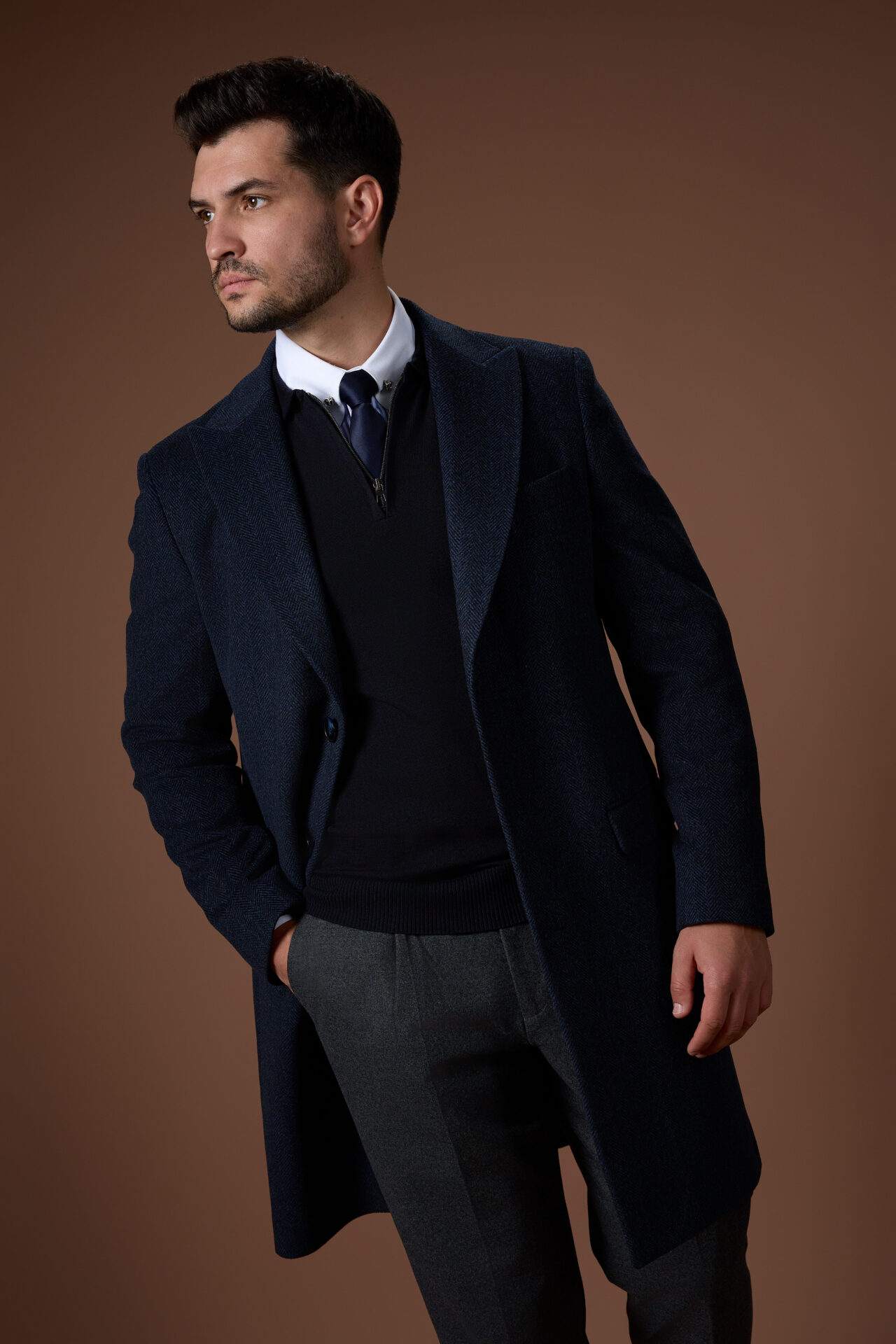 Dark gray wool jacket