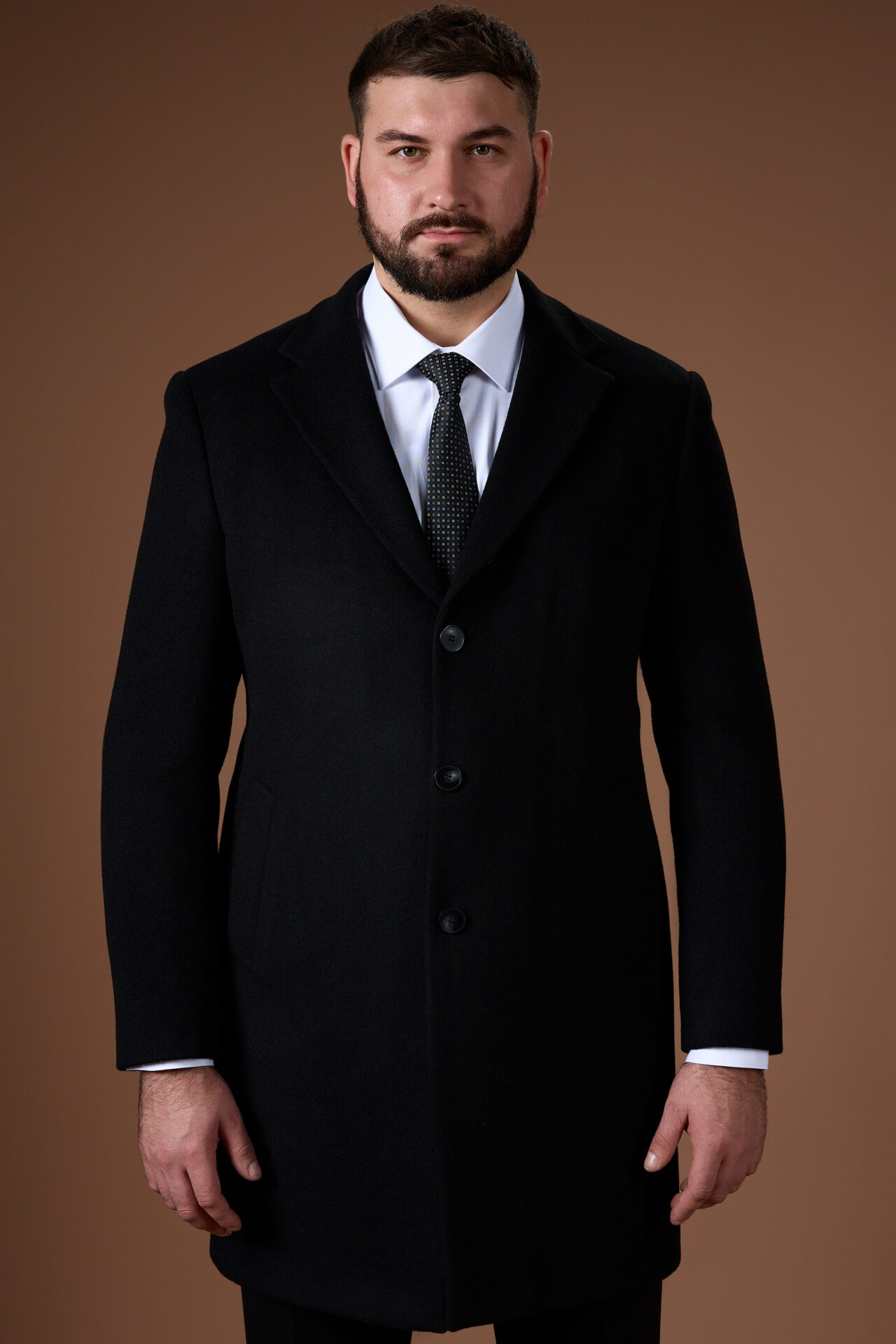 Black casual jacket (plus size)