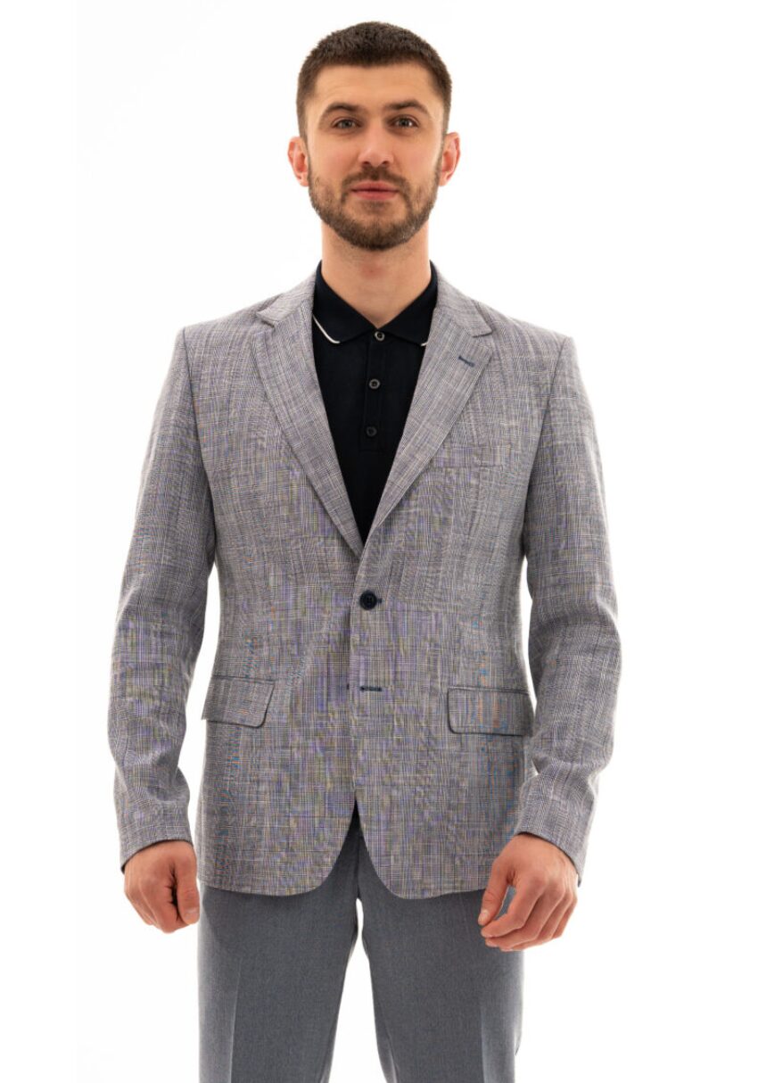 Піджак smart-casual – блакитний
